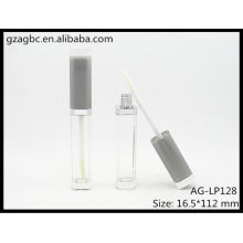 Heißer Verkauf & leer Kunststoff quadratisch Lip Gloss Tube AG-LP128, AGPM Kosmetikverpackungen, benutzerdefinierte Farben/Logo